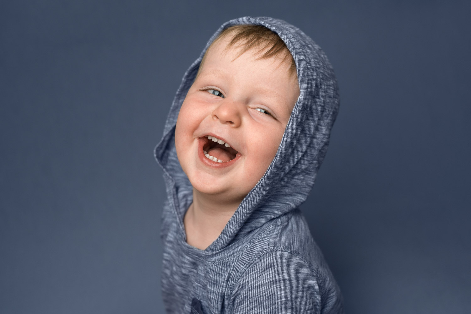 boy laughing photograph by siobhan kelly photography