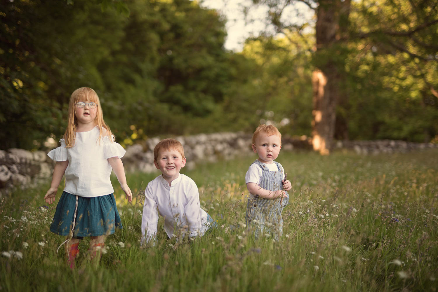 Siobhan Kelly 11 children in long grass
