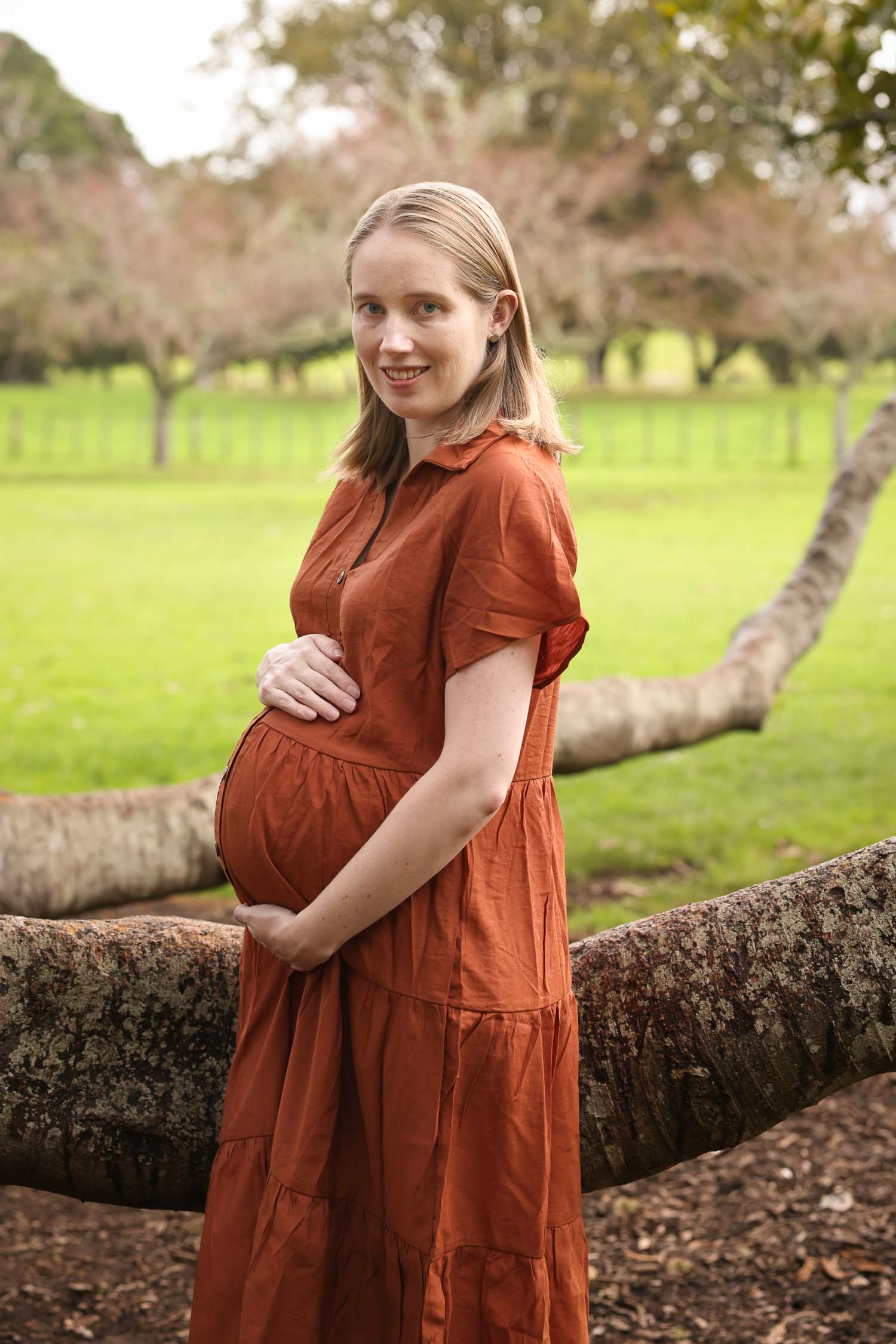 brown maternity dress siobhan kelly