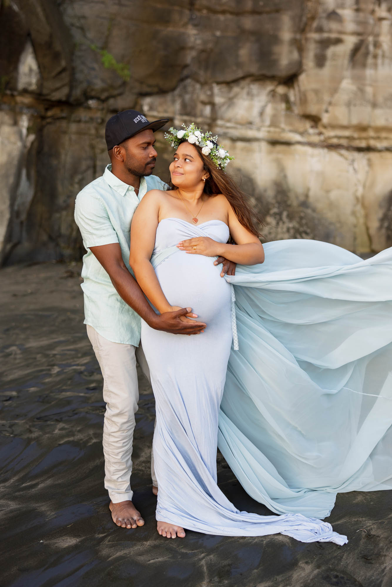 Auckland Maternity Photography 7 sunset pregnancy photos by siobhan kelly photography